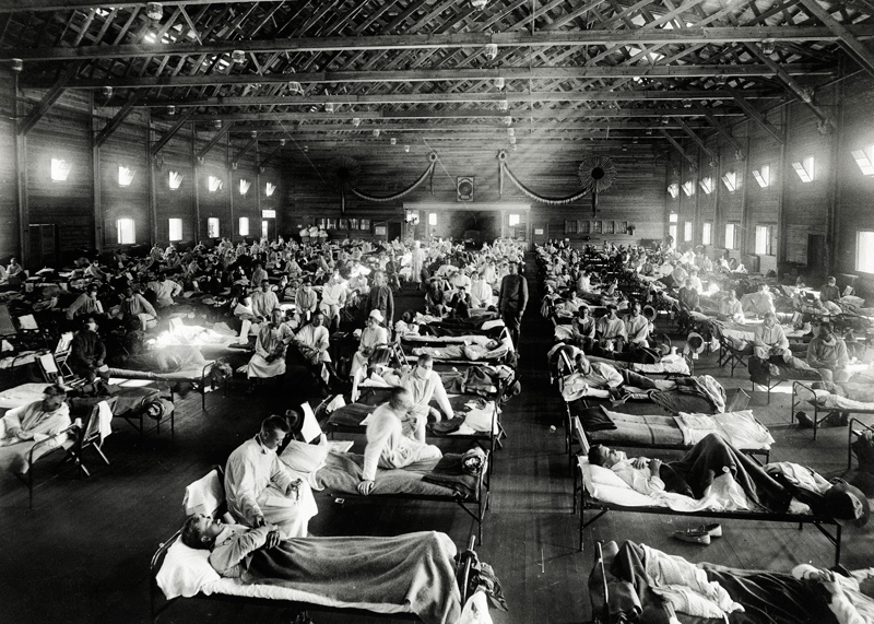 Camp Funston, Kansas, epidemic