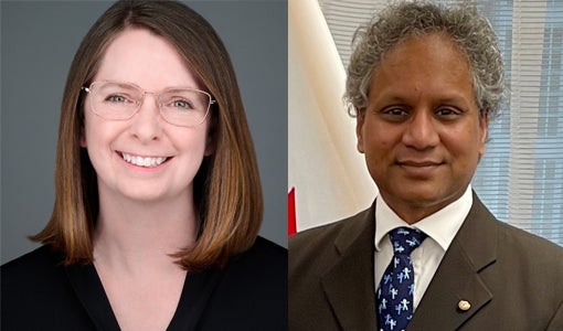 Emily McMillan and Akaash Maharaj.