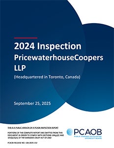 2024 PCAOB PwC Inspection Report