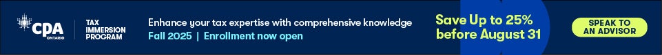 CPA Ontario Tax Immersion Program