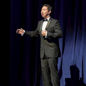 Second Prize Winner Samuel Chan performs, Centre Stage 2016.  Photo by Michael Cooper