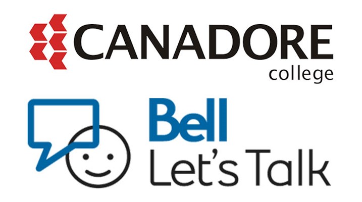 Canadore College and Bell Let's Talk Logos