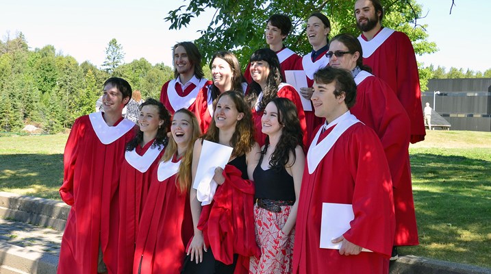 Students graduating