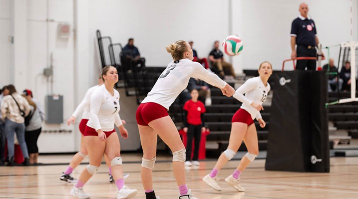  Canadore College women's varsity volleyball team put on a commanding performance