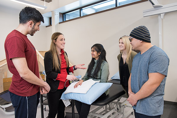 Occupational Therapist students learning at The Village.