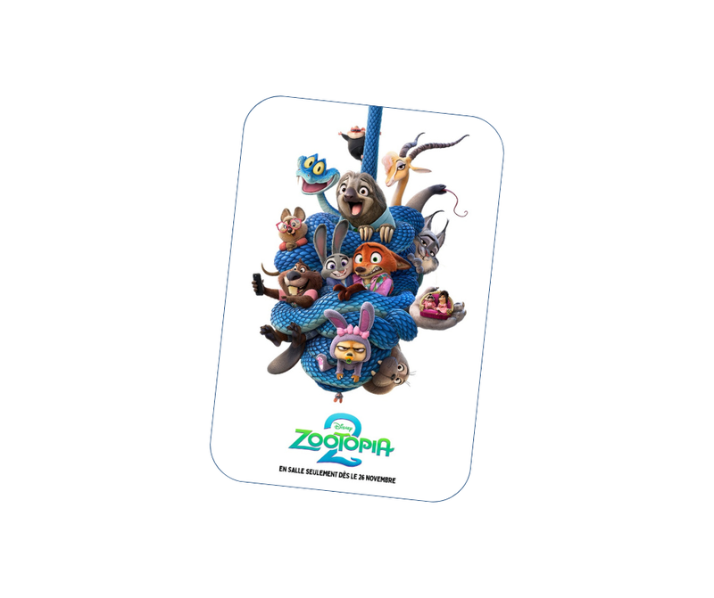 Carte-Cadeau Zootopia 2 de Disney