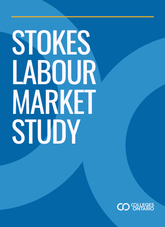 Stokes Labour Market Study cover photo featuring the Colleges Ontario logo and branding.