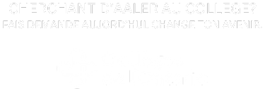 Cherchant d’aller au collège? Fais demande aujourd'hui. Change ton avenir.