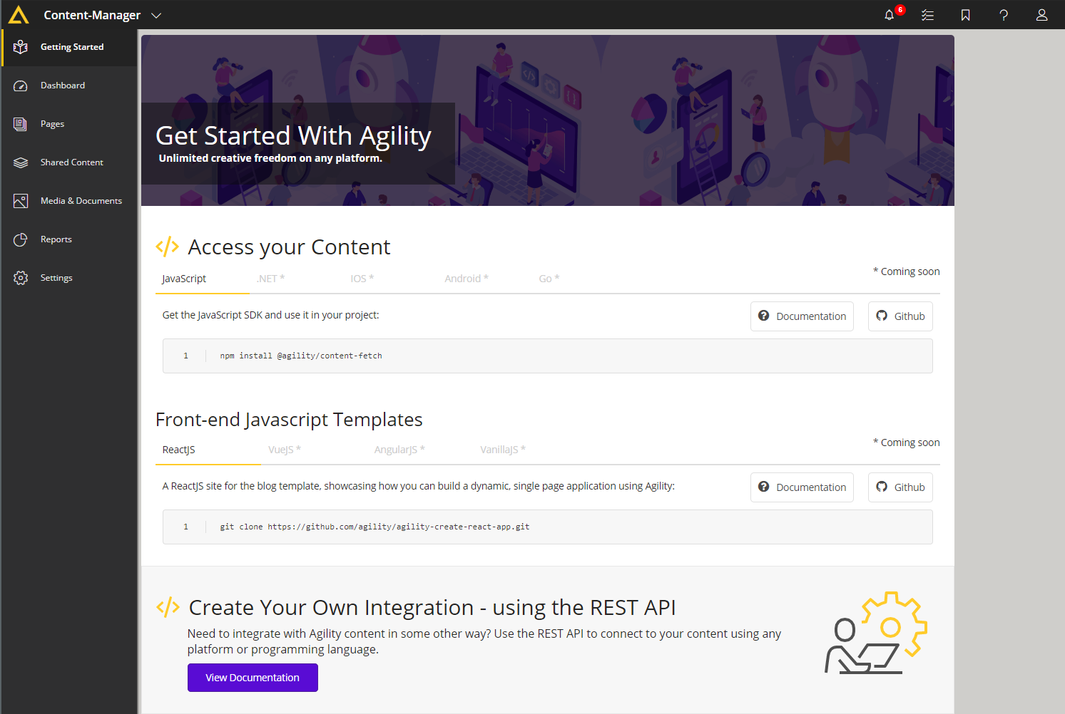 Agility CMS