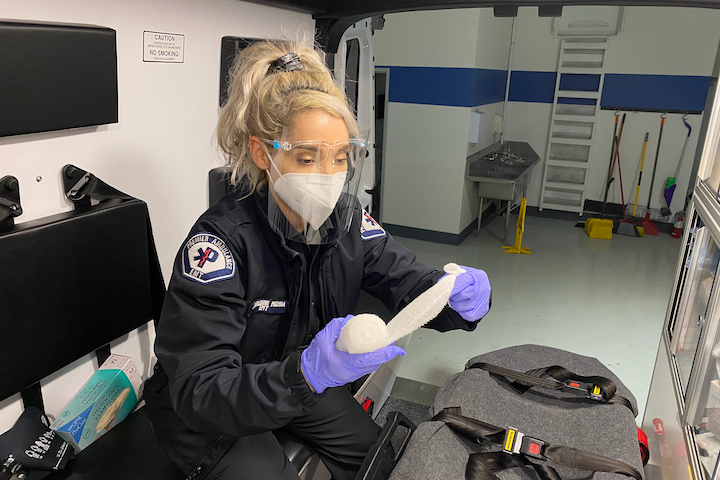 EMT Program graduate Charlenne Medina