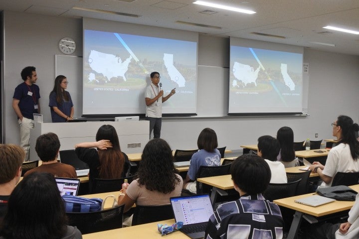 CSULB students at workshop in Tokyo