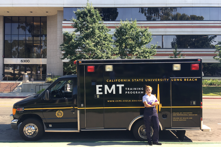 EMT Program grad Charlenne Medina