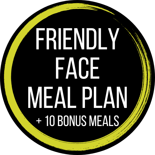 Friendly Face Meal Plan (Grades 1-5 only)