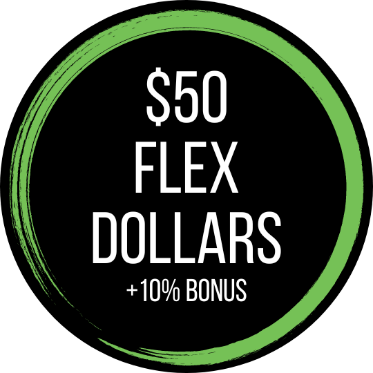 $50 Flex Dollars (Grades 6-12 only)