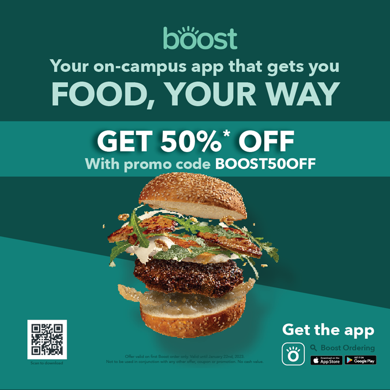 Boost 50% off