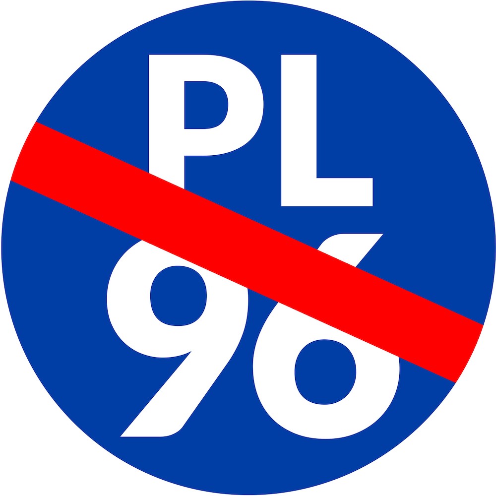 NO bill 96 sign