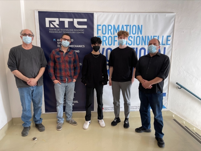  Rosemount Technology Centre students  skills team