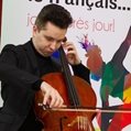 Stephane playing cello