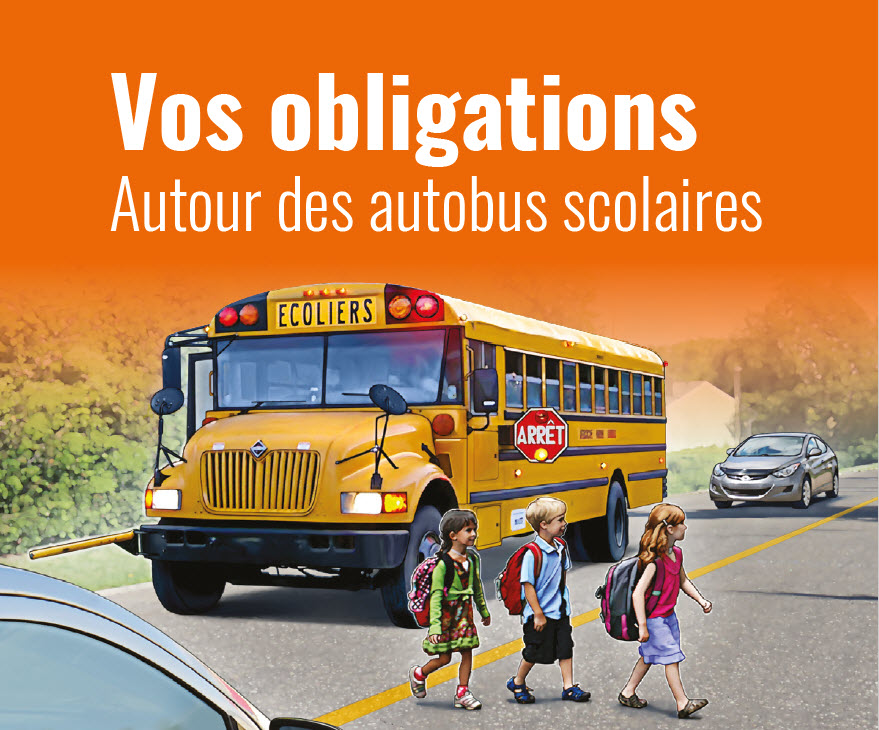 Vos obligations Autour des écoles bus scolaires