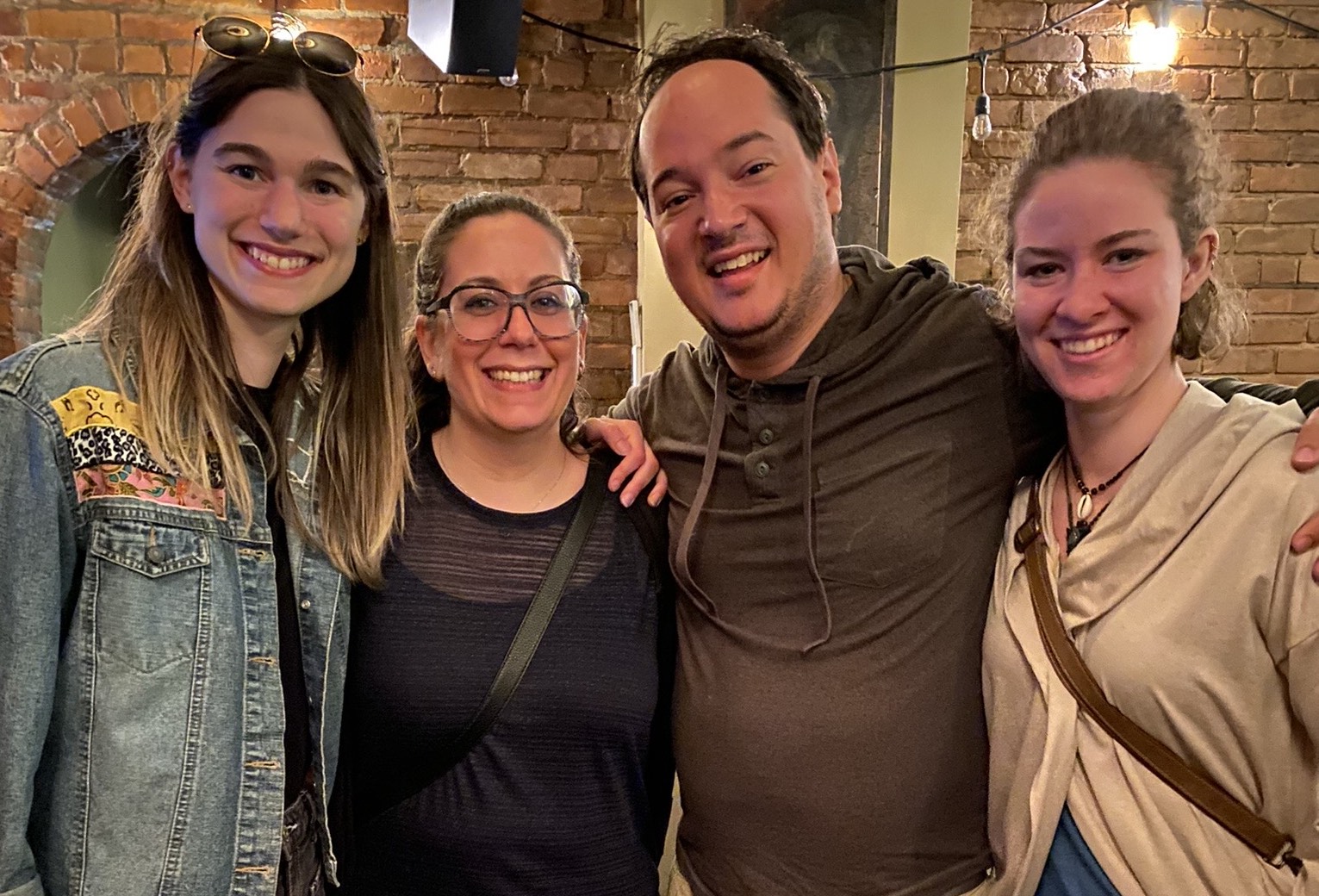 Photo: MCLD Ambassadors Meghan Kerr, Georgia Kiriakos, Chris Simeone and Felana Stoyel performed at the Neurodiversity Show at Hurley’s Irish Pub on May 11. Photo: Sana Nakhleh 