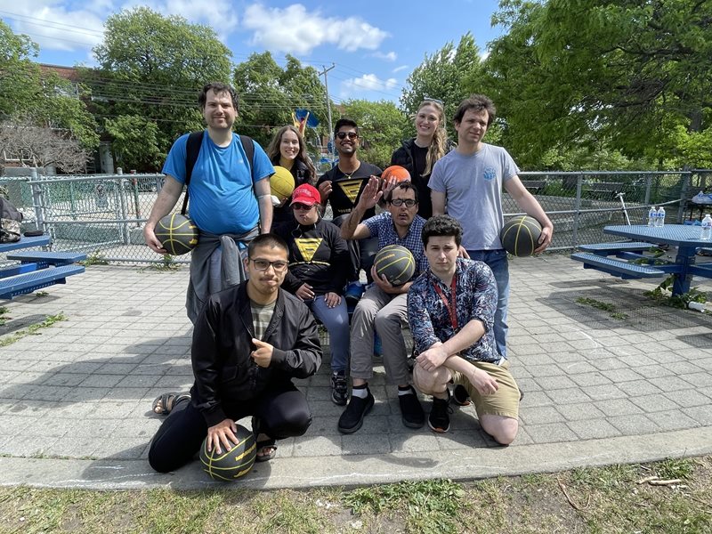 Some members of Power Buddies MTL (Credit: Felisha Adam, CityNews Image)