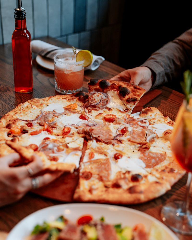 One of Monza’s delicious pizzas.