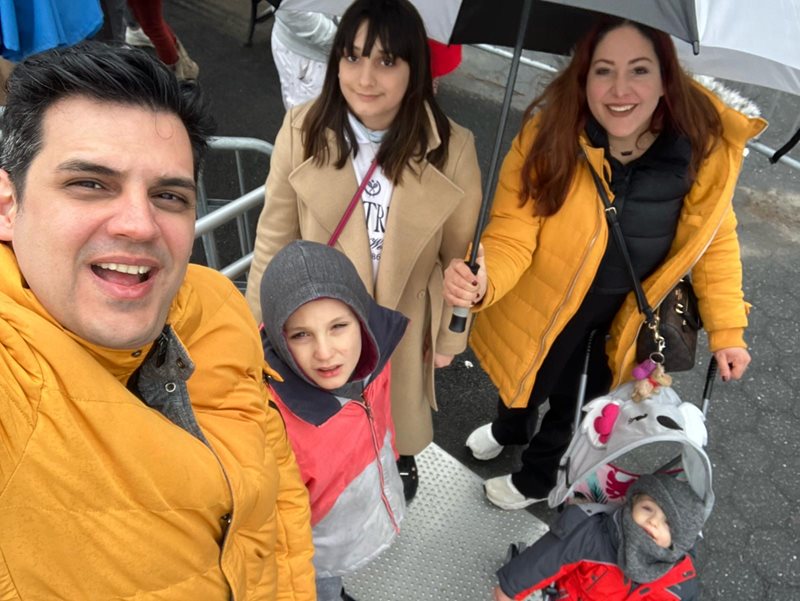 Pato surrounded by his family, from left: dad Marcelo, siblings Rebeca and Philippe, and mom Paola Lavín Gonzalez. Photo courtesy of P. Lavín Gonzalez