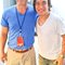 Dr. Sigle visits with Journey's lead Singer, Arnel Pineda