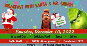 Breakfast with Santa and Mr. Grinch - Copperas Cove Civic Center