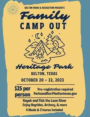 Belton Parks and Recreation - Family Camp Out