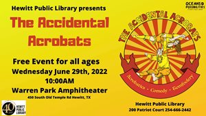 The Accidental Acrobats presented by Hewitt Public Library