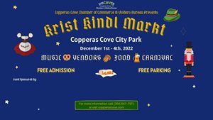 Krist Kindl Markt: Market, Carnival, Live Entertainment - Copperas Cove City Park
