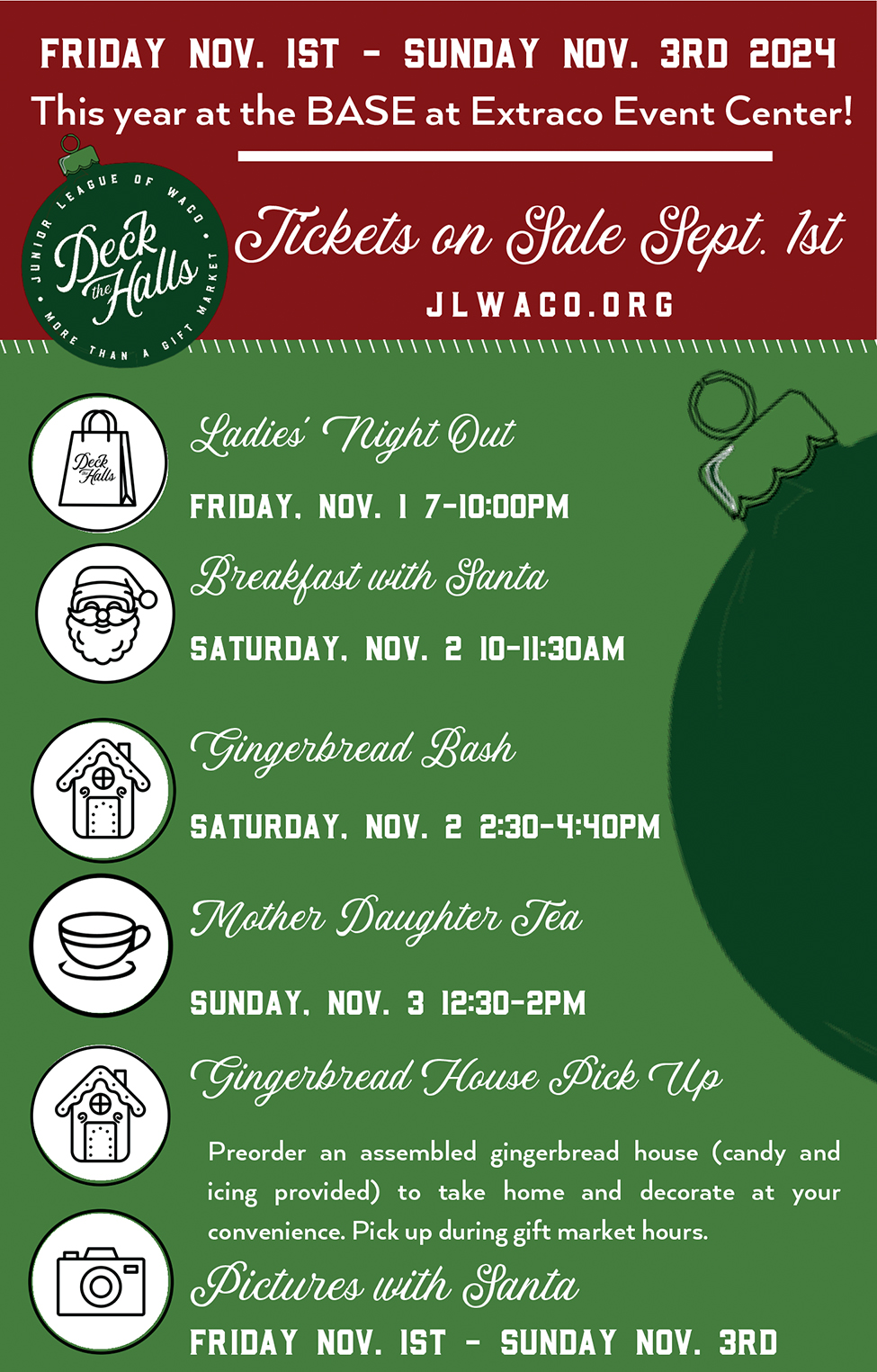 Junior League of Waco Deck The Halls