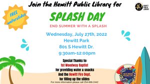 Splash Day presented by Hewitt Public Library