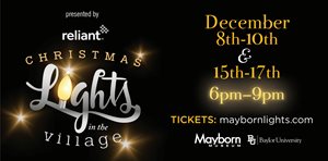 Christmas Lights in the Village - Mayborn Museum Complex