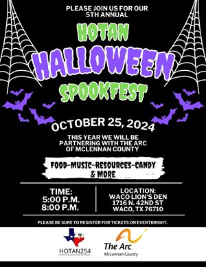 HOTAN Halloween Spookfest  - Waco Lions Den