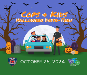 Cops and Kids Halloween Drive-Thru - Woodway Activity Park