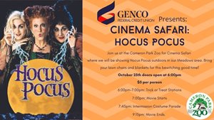 Cinema Safari: Hocus Pocus - Cameron Park Zoo