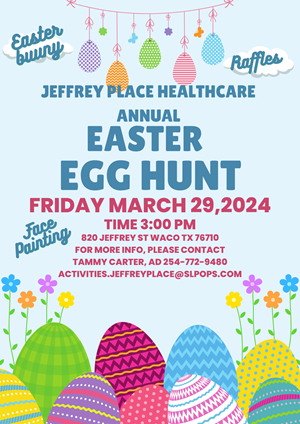 Jeffrey Place Healthcare Easter Hunt