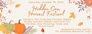 Hidden Gem Harvest Festival - Gatesville Civic Center