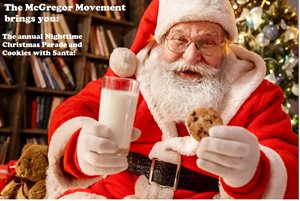 McGregors Annual Nighttime Christmas Parade and Cookies with Santa - Legacy Park McGregor