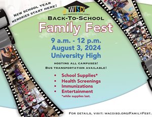 Waco ISD's Back-To-School Family Fest