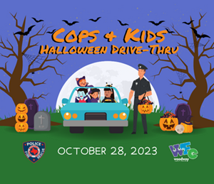 Cops and Kids Halloween Drive-Thru - Woodway Activity Park