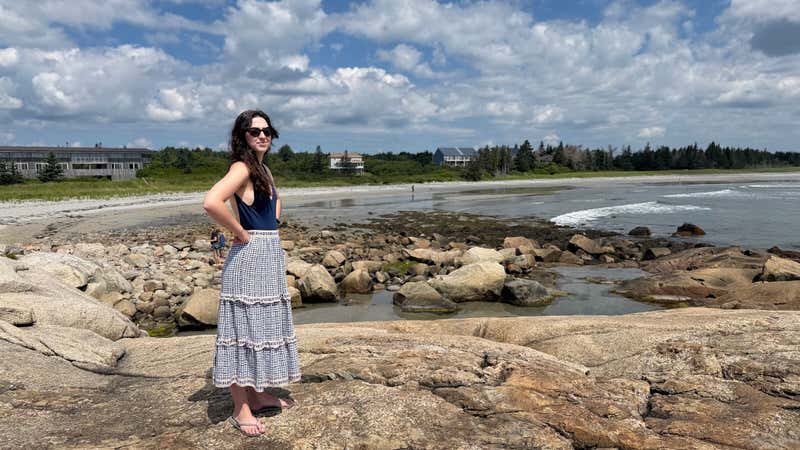 Gem out on the rocks at Beach Meadows