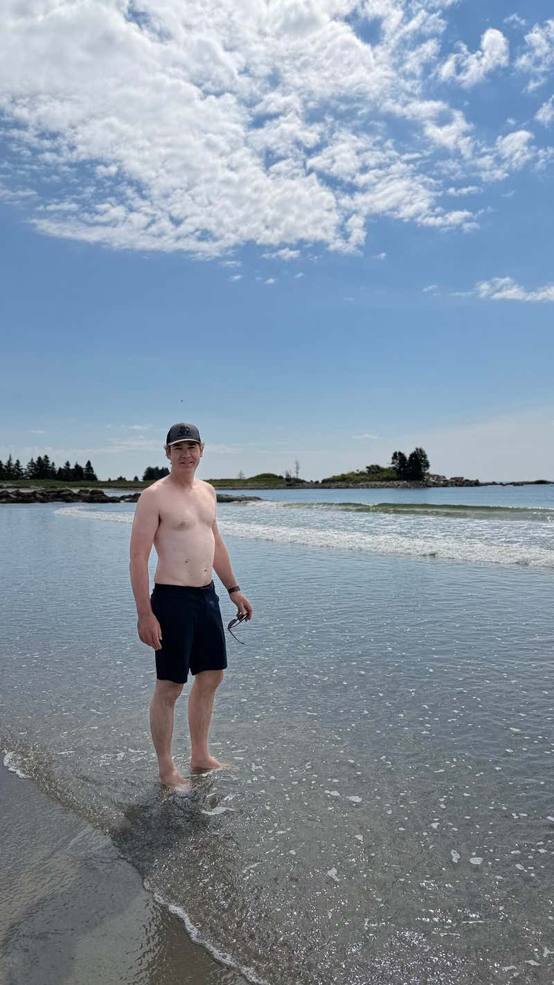 I confess to a slightly toasted chest and belly. Shirt open in the sun too long. Worth it.