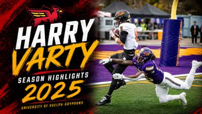 Harry Varty Season Highlights 2025, University of Guelph Gryphons