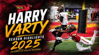 Harry Varty Season Highlights 2025, University of Guelph Gryphons
