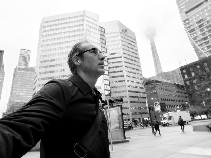 Somewhere in downtown Toronto, thinking about what comes next