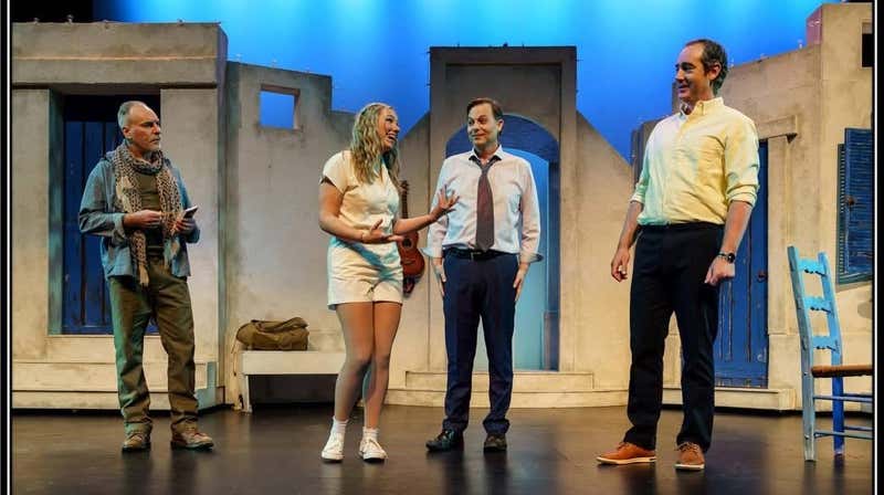 Sophie meets her three potential fathers - photo by Sherwood McLernon