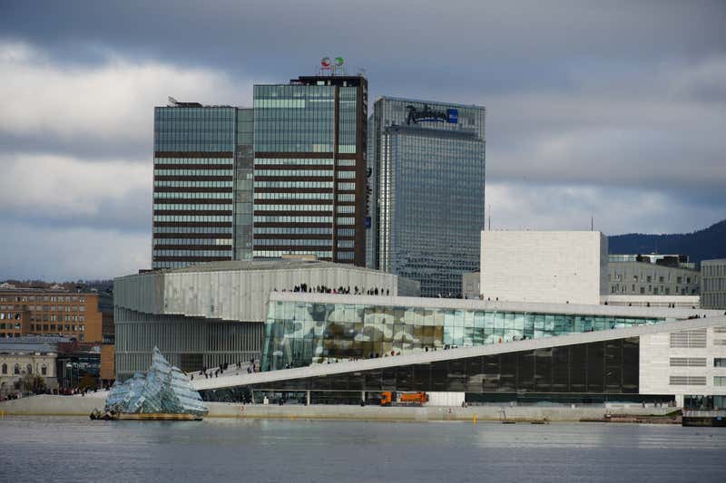 Oslo Opera House from the waterfront